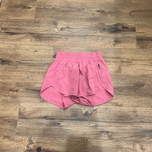 Lululemon track that high rise shorts